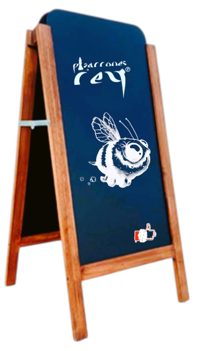 Pizarrón con Soporte Cuatripie