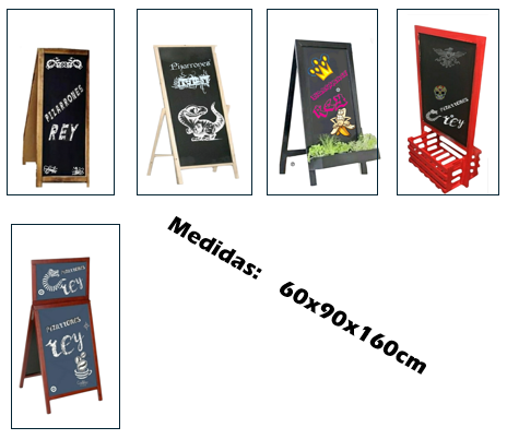 Pizarrón con soporte Cuatripie